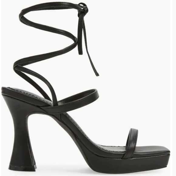 BP. Netta Platform Sandal in black new no tags - Picture 1 of 4